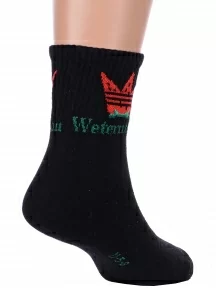 Детские спортивные носки Hobby Line, Ндх3592-07, ЧЕРНЫЕ