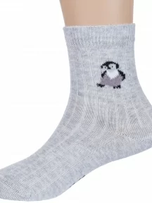 Детские носки RuSocks (Орудьевский трикотаж), Д3-130096М, рис. 02, СВЕТЛО-СЕРЫЕ