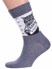 Носки унисекс Брестские (БЧК), 21С4200, рис. 160, ТЕМНО-СЕРЫЕ МЕЛАНЖ