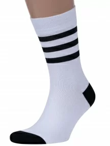 Мужские носки "Нева-Сокс", MAG-27, БЕЛО-ЧЕРНЫЕ
