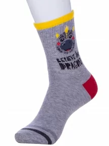 Детские спортивные носки «Красная ветка», С-2168, СЕРЫЕ