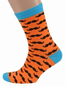 Носки unisex ХОХ FANTASY, XF-57, ОРАНЖЕВЫЕ