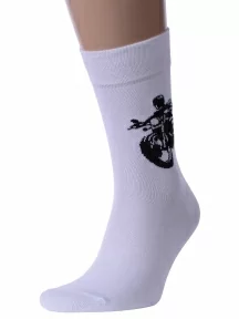 Носки унисекс Брестские (БЧК), 21С4200, рис. 214 БЕЛЫЕ