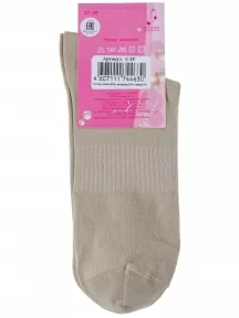 Женские носки LORENZline, С25, БЕЖЕВЫЕ