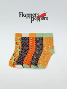 Набор из 5 пар женских носков Flappers Peppers, 5-1МБ19Ж-2, микс