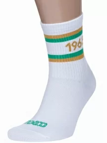 Мужские носки MSCLUB №М49, nm-552, БЕЛЫЕ "1968"