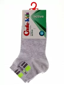 Детские спортивные носки Conte kids, 7С-97СП, рис. 135, СВЕТЛО-СЕРЫЕ