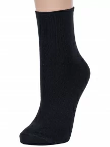 Женские носки без резинки ХОХ, G-1406, ЧЕРНЫЕ