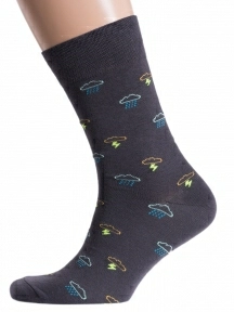 Мужские носки MSCLUB №М09, NM-96, ГРАФИТОВЫЕ