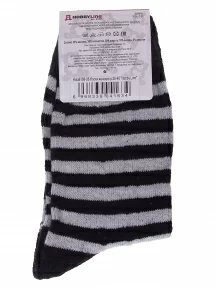 Женские теплые носки Hobby Line, Нжа6198-06, ЧЕРНЫЕ