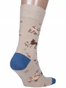 Мужские носки MSCLUB №М48, nm-547, БЕЖЕВЫЕ