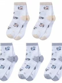 Комплект из 5 пар детских носков LORENZLine, 5-Л98, микс 2