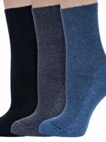 Комплект из 3 пар женских медицинских носков Dr. Feet (PINGONS), 3-15DF6, микс 1