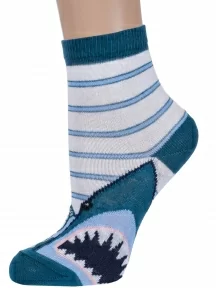 Детские носки "Борисоглебский трикотаж", 8С918, БЕЛЫЕ