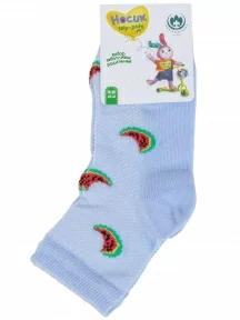 Детские носки "Борисоглебский трикотаж", 8С3000/2, ГОЛУБЫЕ