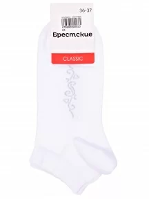 Женские носки Брестские (БЧК), 14с1101, рис. 657, БЕЛЫЕ