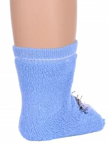 Детские махровые носки Брестские (БЧК), 14С3060, рис. 458, ГОЛУБЫЕ