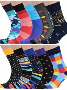 Набор из 20 пар мужских носков MSCLUB №М03, ВИМ20-3, микс