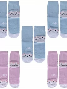 Комплект из 5 пар детских носков ХОХ, 5-D-3R12, микс 4