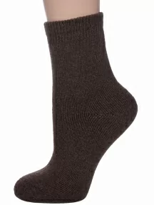 Детские теплые носки Hobby Line, 7645, ТЕМНО-КОРИЧНЕВЫЕ