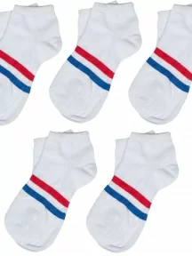 Комплект из 5 пар детских носков ХОХ, 5-SPD-16, БЕЛЫЕ