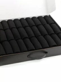 Набор из 30 пар мужских носков "Нева-Сокс", НС-30-0В, черные