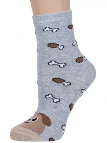 Детские носки "Красная ветка", С-1783, СЕРЫЕ