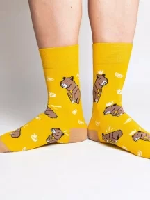 Носки unisex St. Friday Socks, contest22-1298-08/10/02, "Копибарыня Сикрет"