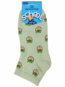 Детские укороченные носки Брестские (БЧК), 15С3085, рис. 1104 МЯТНАЯ СВЕЖЕСТЬ