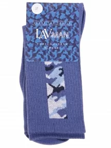 Мужские спортивные носки "Борисоглебский трикотаж", 4С246, ДЖИНСОВЫЕ