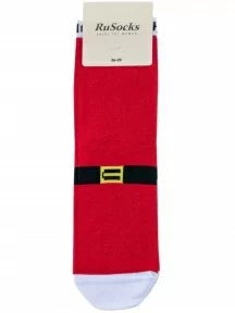 Женские носки RuSocks (Орудьевский трикотаж), Ж3-13849, рис. 04, КРАСНЫЕ