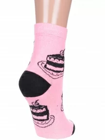Женские носки Альтаир, А215, РОЗОВО-ЧЕРНЫЕ