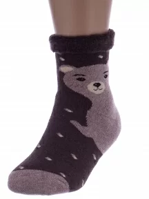 Детские махровые носки RuSocks (Орудьевский трикотаж), Д3-33490, КОРИЧНЕВЫЕ