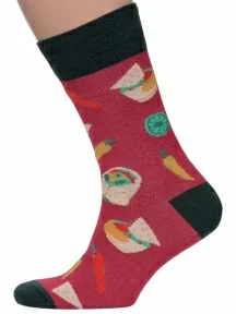 Мужские носки MSCLUB №М37, nm-406, БОРДОВЫЕ