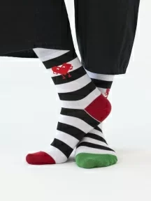 Носки unisex St. Friday Socks, tel-1068-02, "Очень полосатые дела"