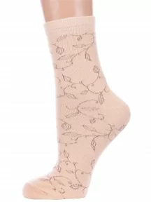 Женские носки ХОХ, G-1112, БЕЖЕВЫЕ