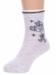 Детские носки Брестские (БЧК), 23С3053, рис. 1048, СВЕТЛО-СЕРЫЕ МЕЛАНЖ