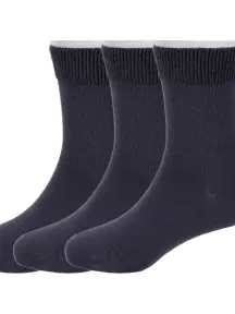 Комплект из 3 пар детских носков RuSocks (Орудьевский трикотаж) ГРАФИТОВЫЕ (3-Д-25)