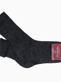 Женские шерстяные носки RuSocks (Орудьевский трикотаж) ТЕМНО-СЕРЫЕ (Ж-195)