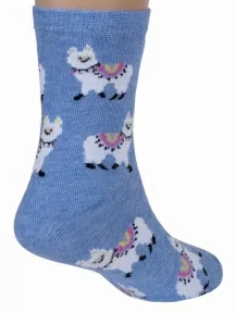 Детские носки RuSocks (Орудьевский трикотаж), Д3-13047, рис. 02, СВЕТЛО-ДЖИНСОВЫЕ