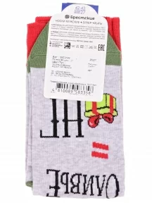 Мужские носки Брестские (БЧК), 20С2146, рис. 481, СВЕТЛО-СЕРЫЕ МЕЛАНЖ