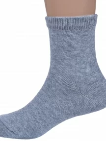 Детские носки "НАШЕ" Смоленской чулочной фабрики, 222С50, рис. 1, ТЕМНО-МЕЛАНЖЕВЫЕ №54-4