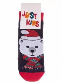 Детские махровые носки "Красная ветка", С-1607, СИНИЕ