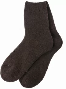 Детские теплые носки Hobby Line, 7645, ТЕМНО-КОРИЧНЕВЫЕ