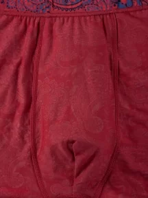 Мужские бамбуковые трусы-боксеры SD (by Salvador Dali), SD2042-3, КРАСНЫЕ