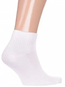 Мужские спортивные бамбуковые носки LORENZline, Н19, БЕЛЫЕ