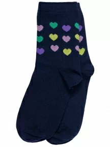 Детские носки ХОХ, D-3R2, ТЕМНО-СИНИЕ