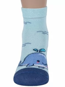 Детские носки Брестские (БЧК), 14С3081, рис. 670, СВЕТЛО-ЛАЗУРНЫЕ