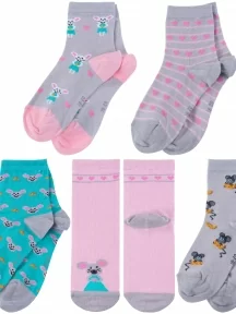 Комплект из 5 пар детских носков LORENZLine, 5-Л104, микс 1