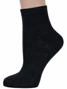 Комплект из 3 пар женских носков Гамма из модала, 3-С539, ЧЕРНЫЕ